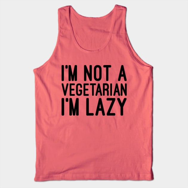 Vegetarian Tank Top by NomiCrafts